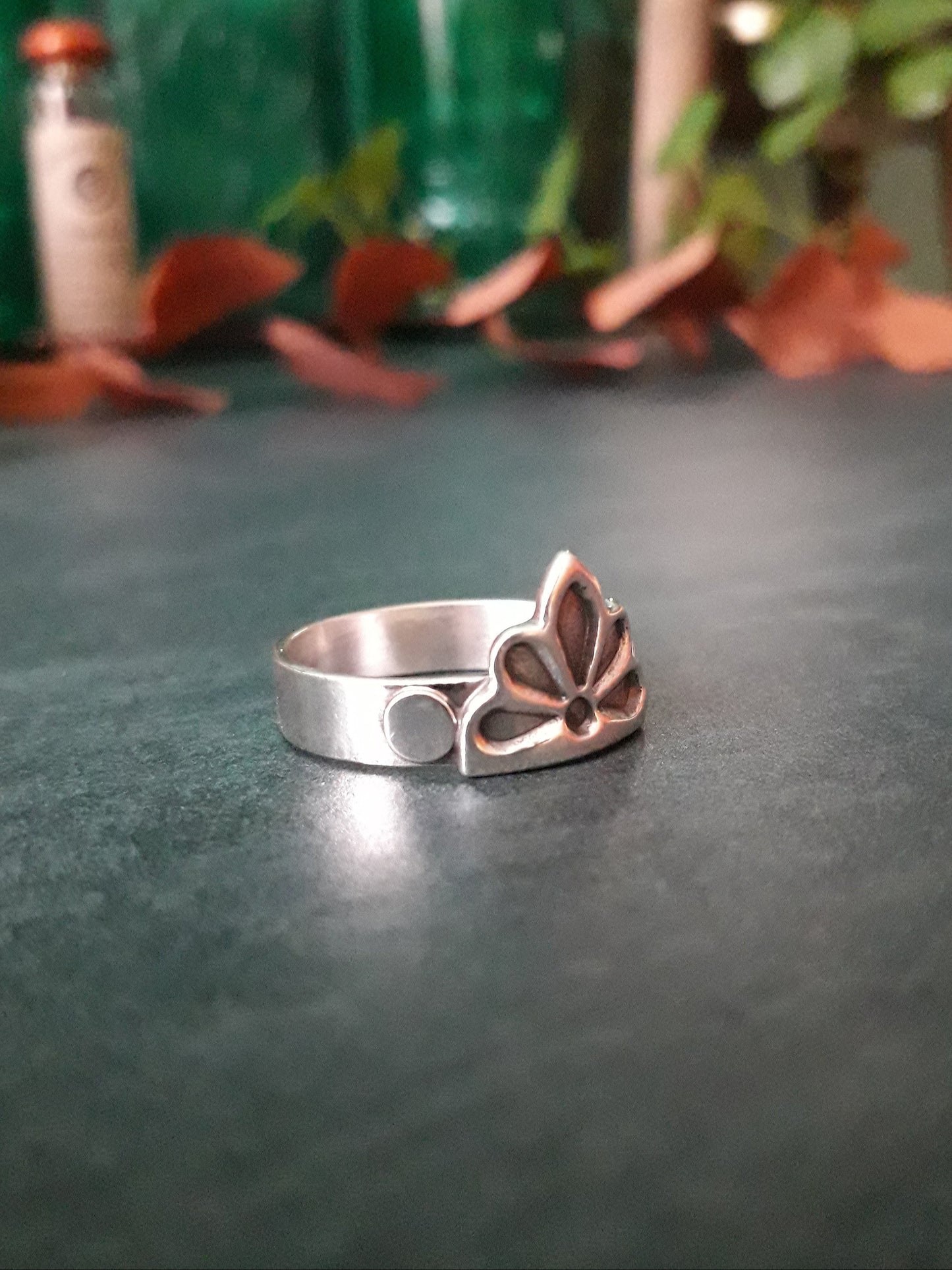 Chunky Boho Vintage Stacking Ring Size N¾ - Irmy Creations