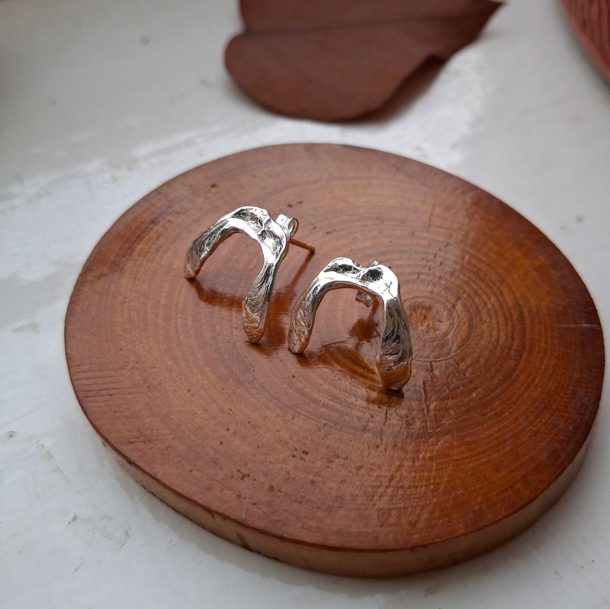 Sycamore Seed Silver Studs - Irmy Creations