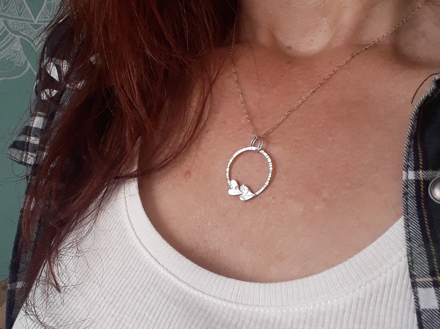 Ring of Hearts Silver Necklace - Irmy Creations