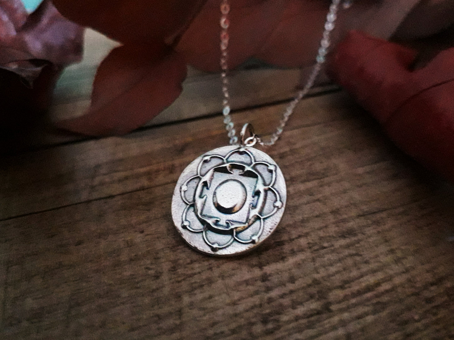 Made to Order - Boho Mandala Silver Pendant 3 - Irmy Creations