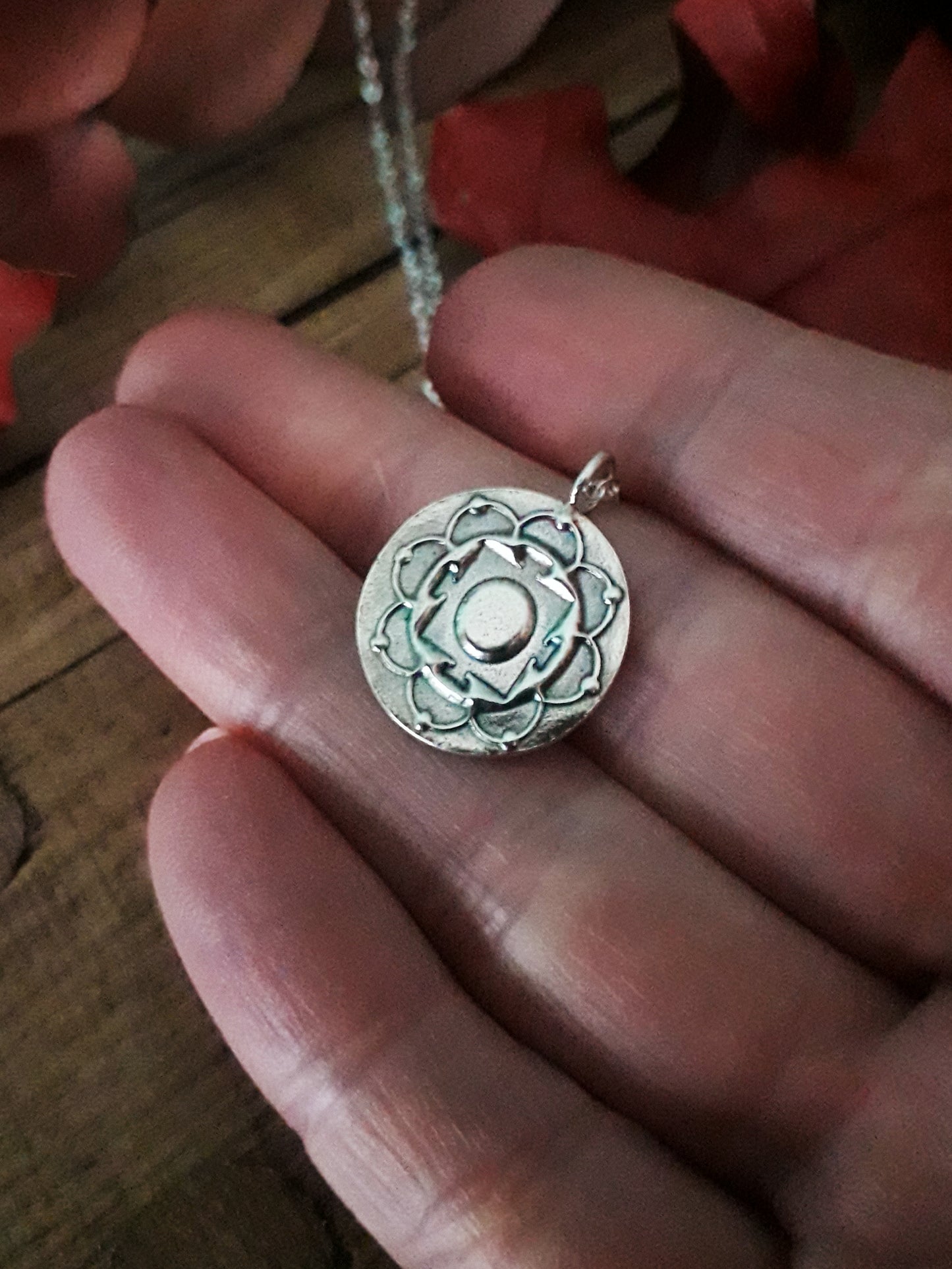 Made to Order - Boho Mandala Silver Pendant 3 - Irmy Creations