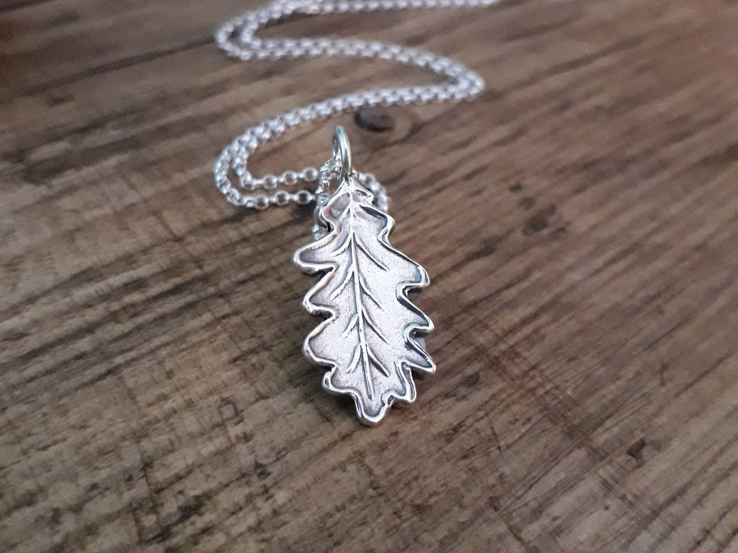 Oak Leaf Necklace woodland - Irmy Creations