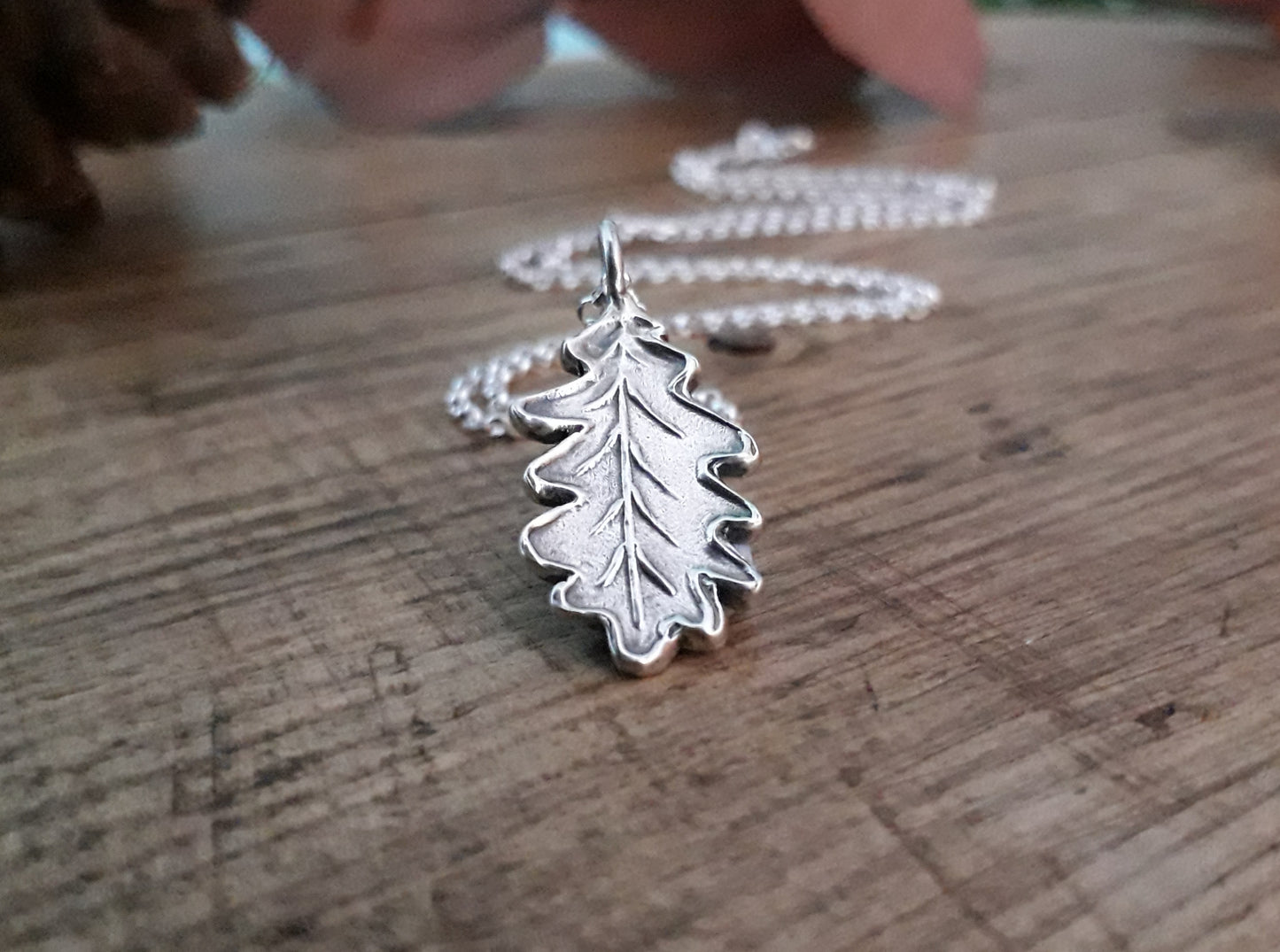 Oak Leaf Necklace woodland - Irmy Creations