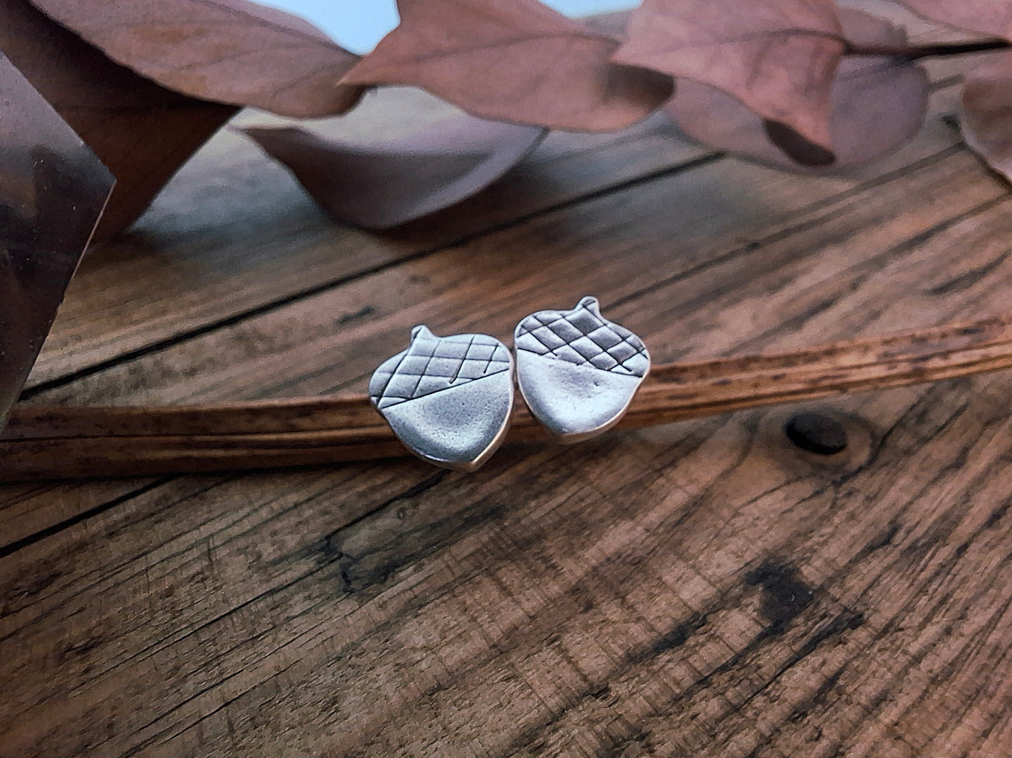 Little Acorns - Silver Studs