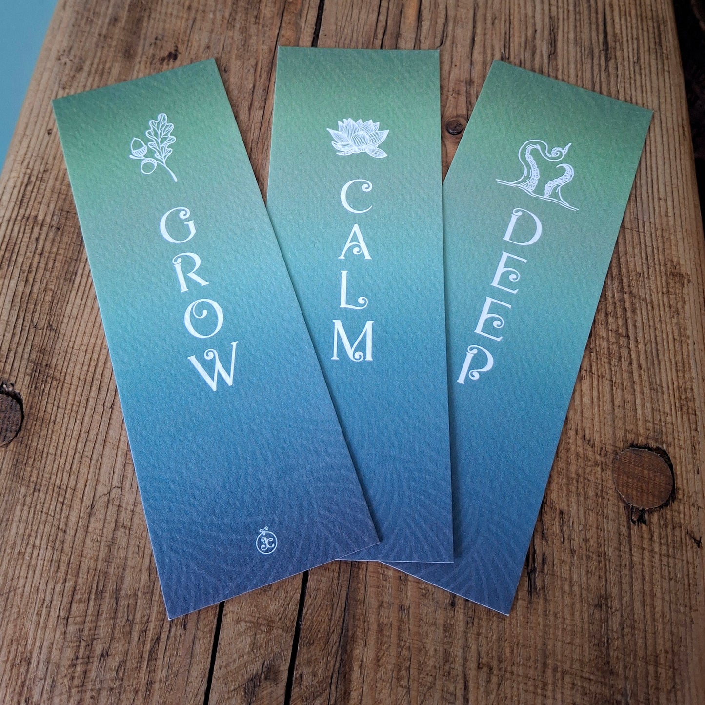 Bookmark Set of 3 "What books can do with you"