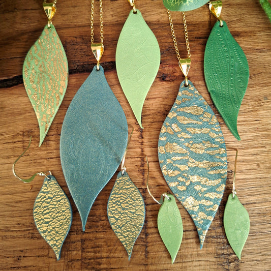 The Gold Leaf Collection - Choose from Necklaces and Earrings