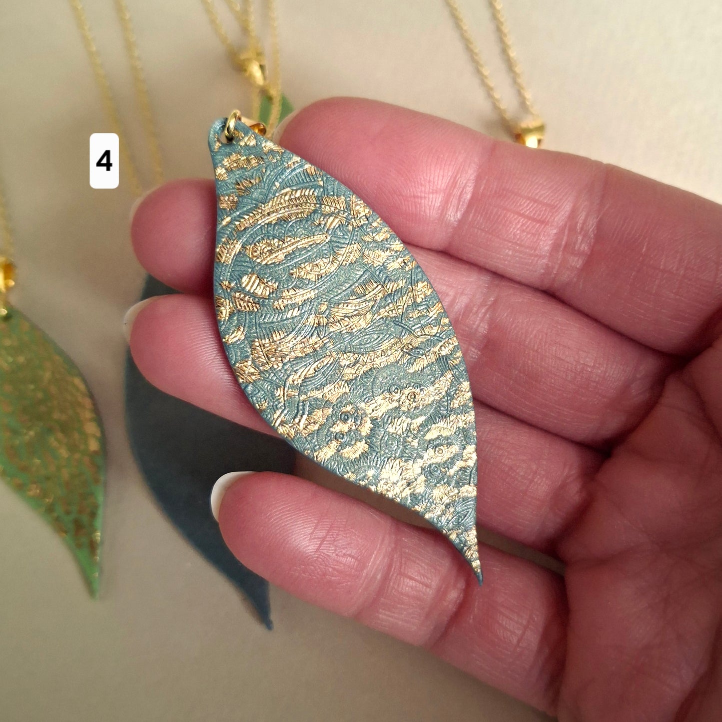 The Gold Leaf Collection - Choose from Necklaces and Earrings
