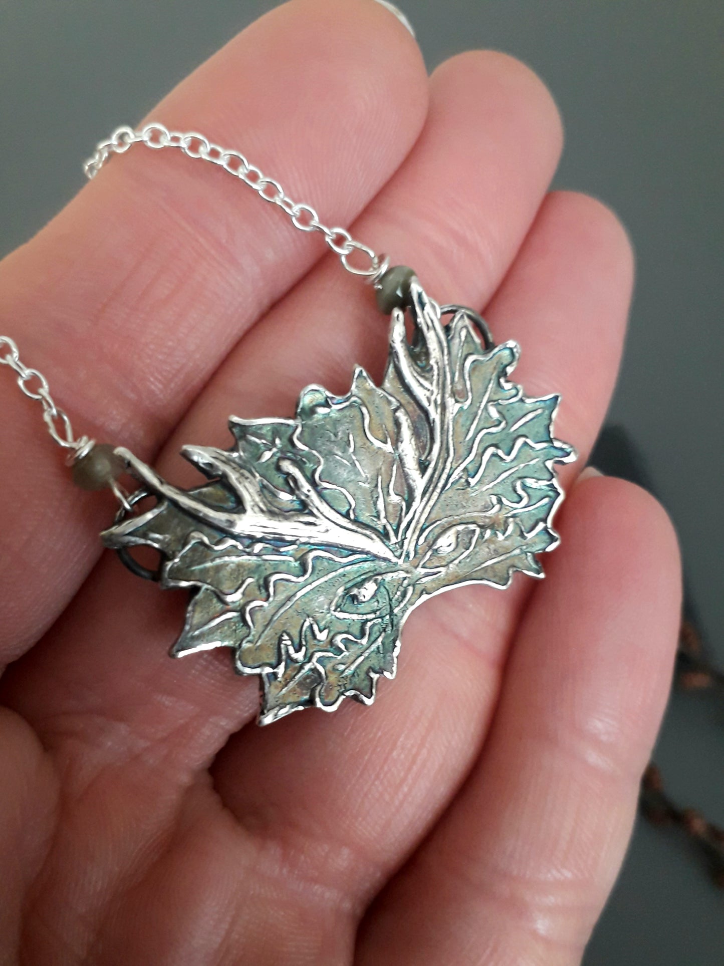 The Greenman, Forest Fairy, Woodland, Necklace - Irmy Creations