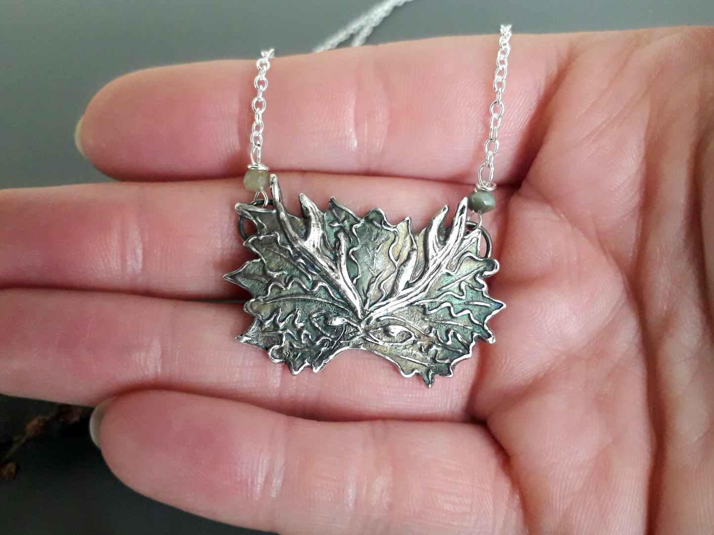 The Greenman, Forest Fairy, Woodland, Necklace - Irmy Creations