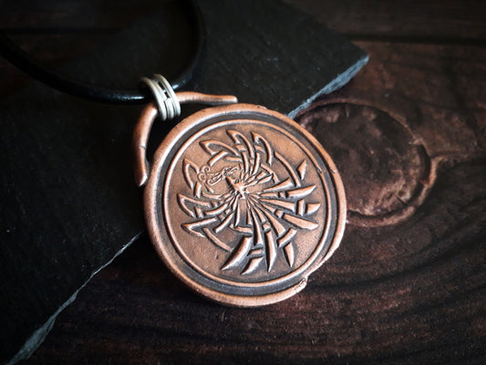Phoenix Copper Pendant Viking - Irmy Creations
