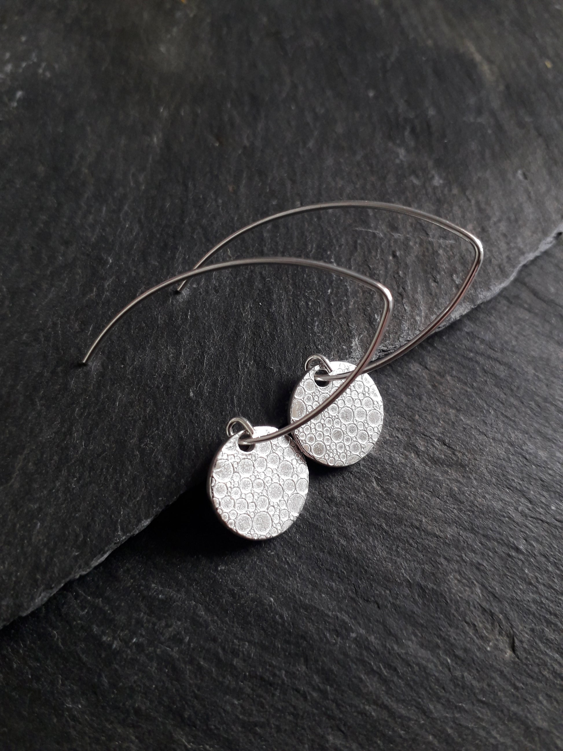 Long Wire Bubble Earrings - Irmy Creations