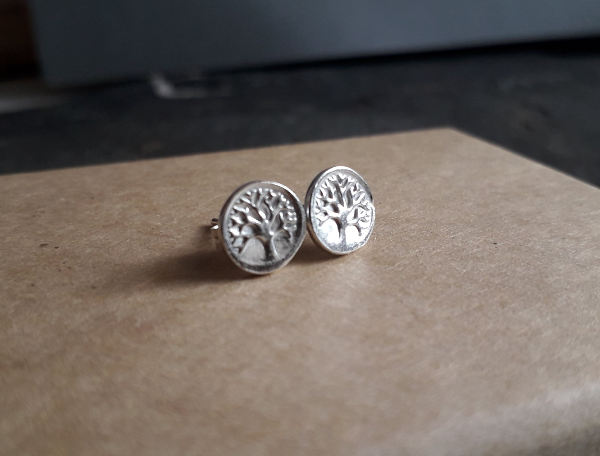 Tree of Life Silver Studs - Irmy Creations