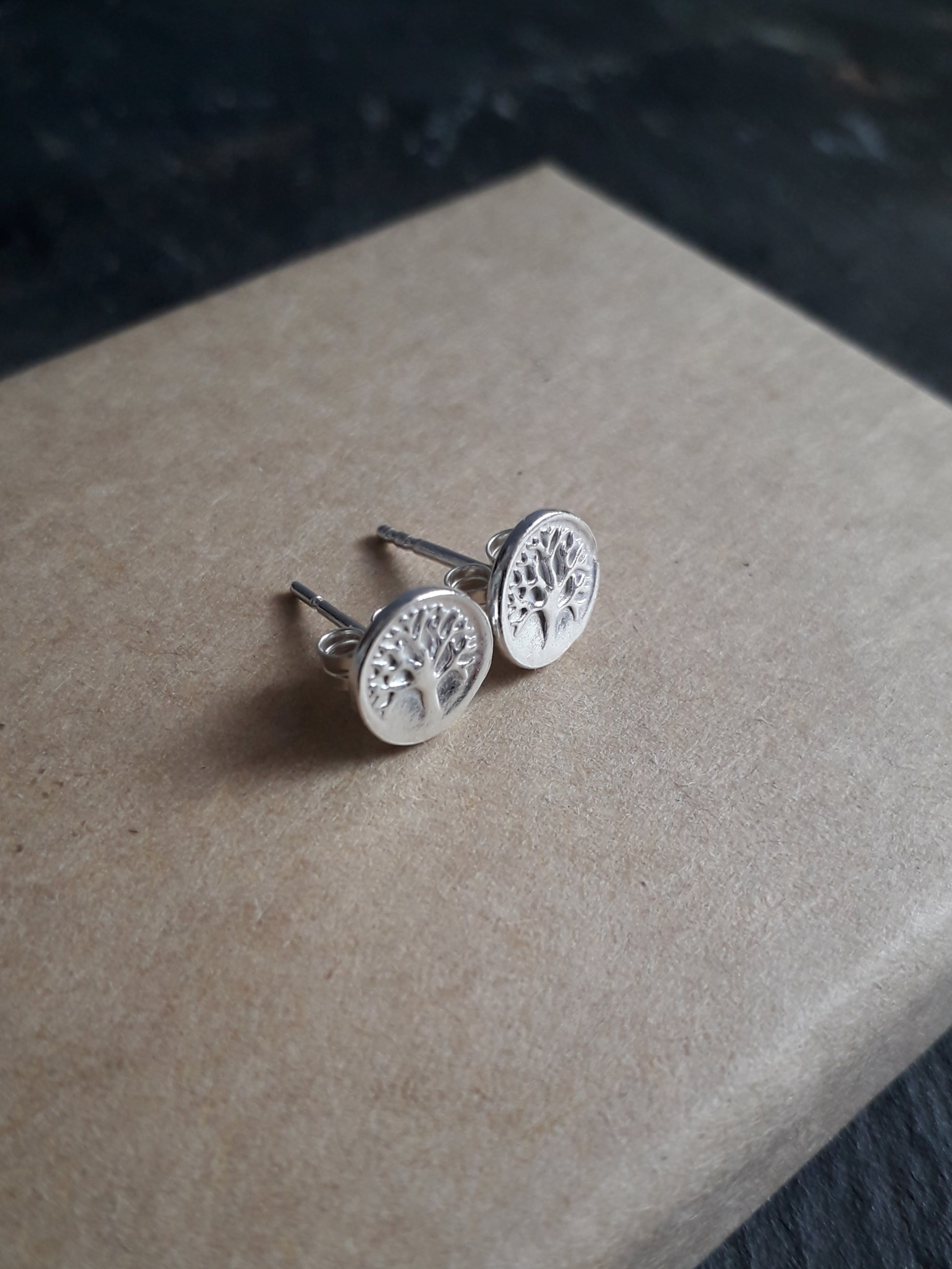 Tree of Life Silver Studs - Irmy Creations