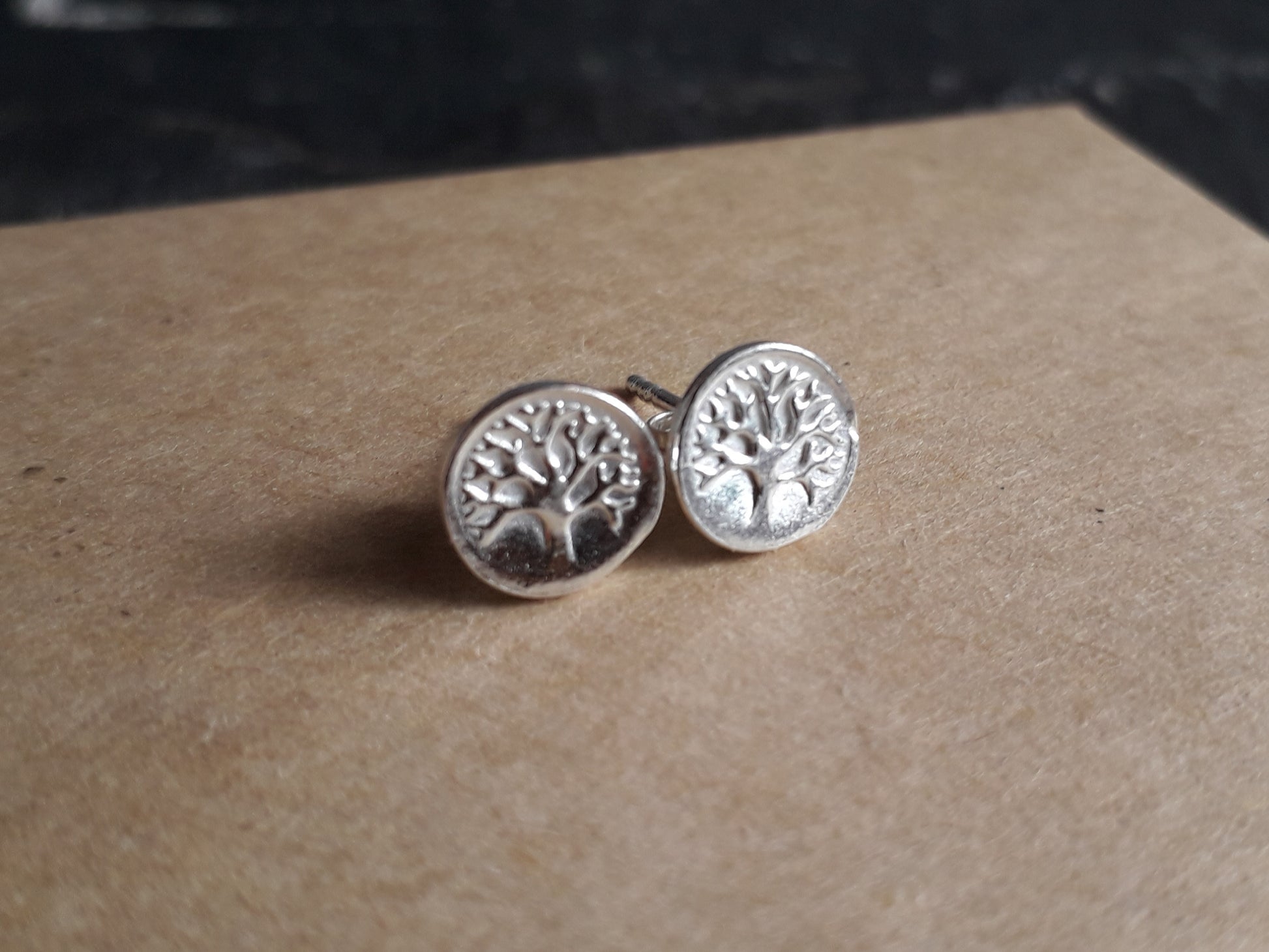 Tree of Life Silver Studs - Irmy Creations