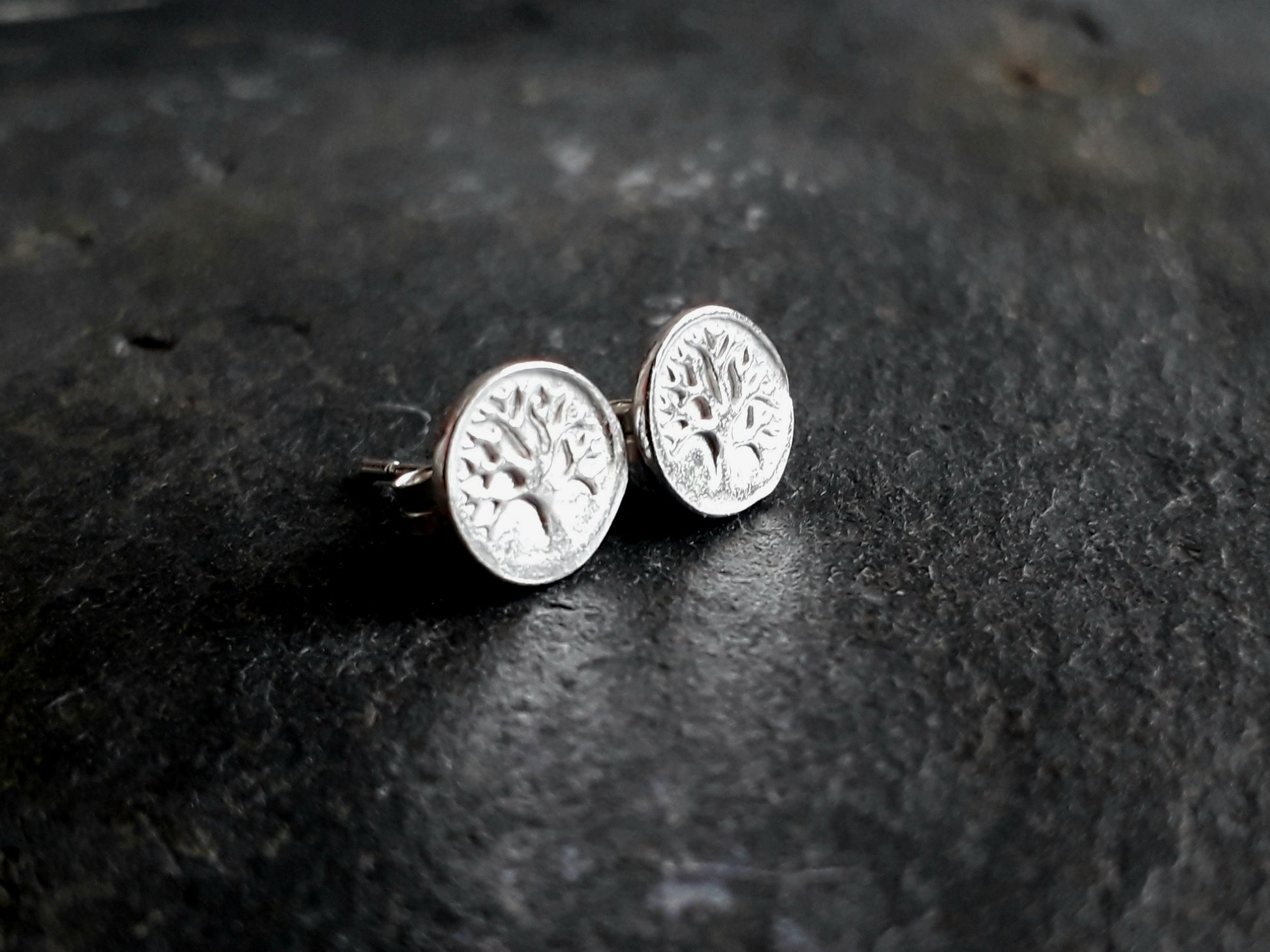 Tree of Life Silver Studs - Irmy Creations