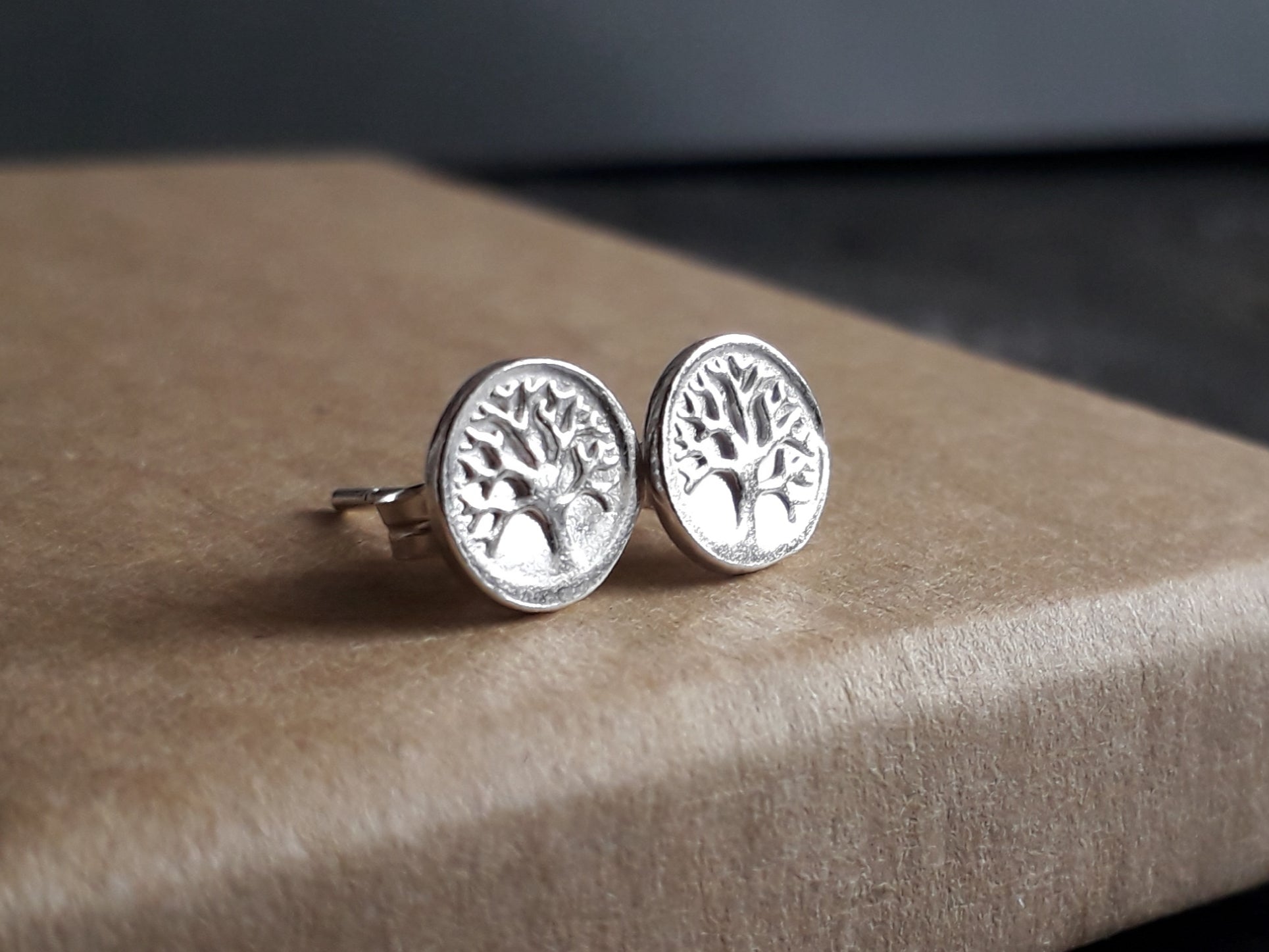 Tree of Life Silver Studs - Irmy Creations