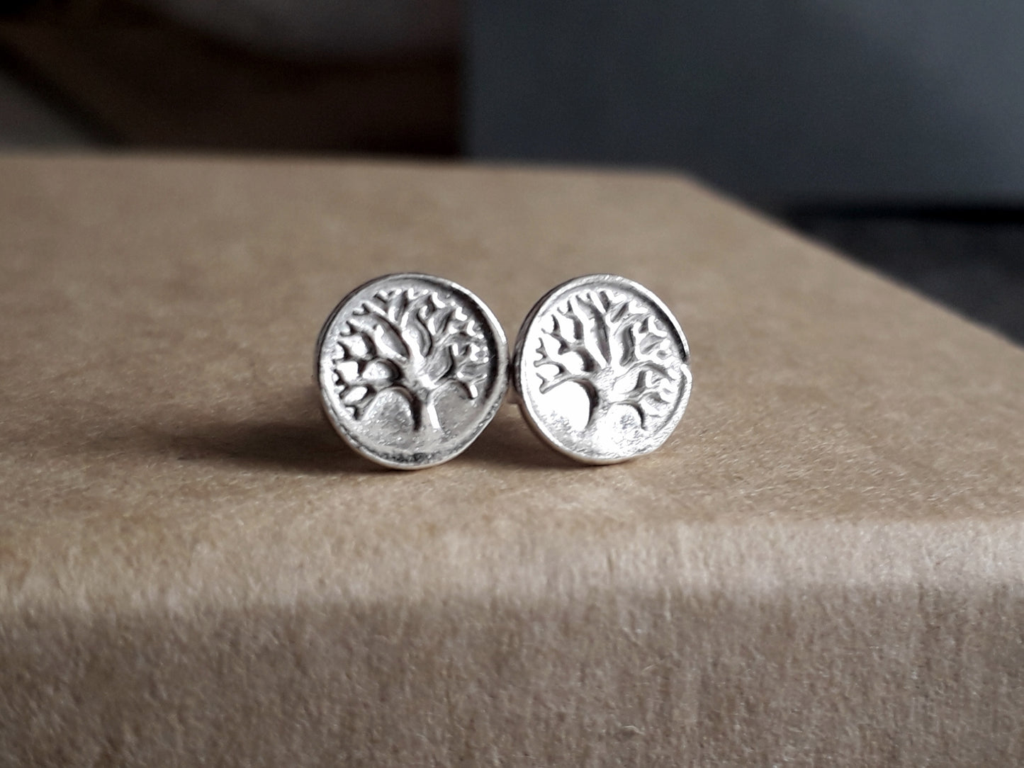 Tree of Life Silver Studs - Irmy Creations