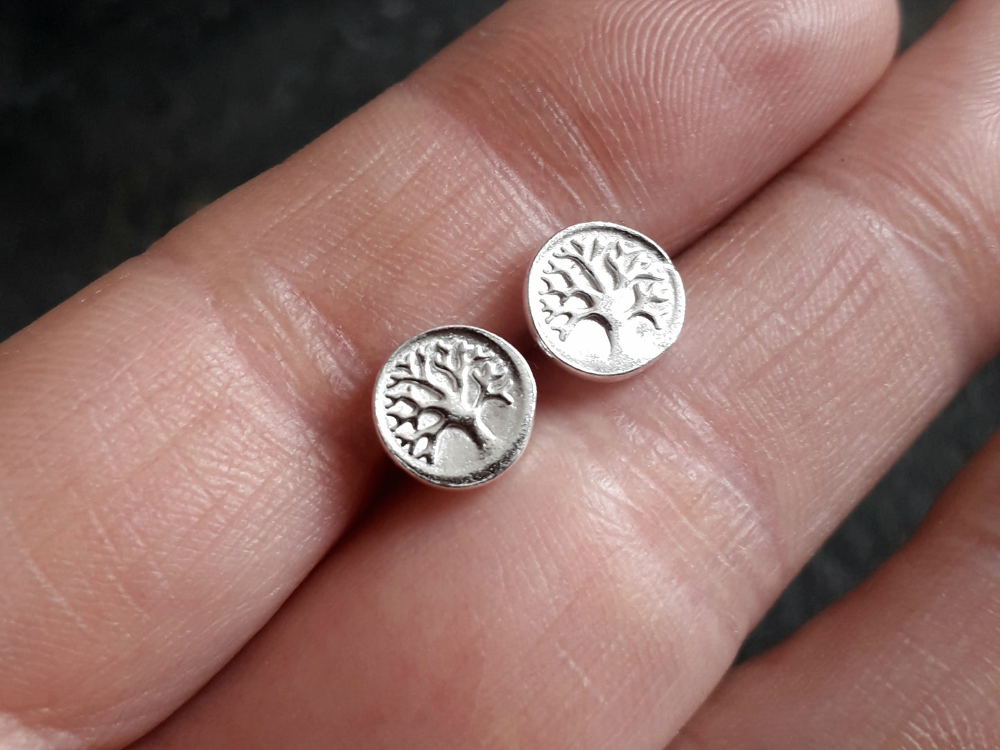 Tree of Life Silver Studs - Irmy Creations