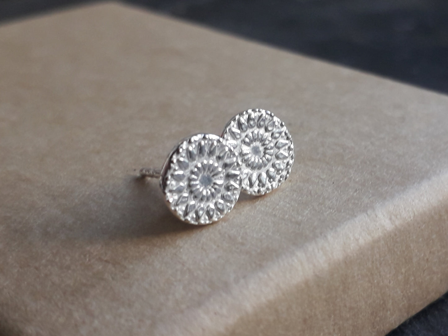 Mandala Silver Studs - Irmy Creations