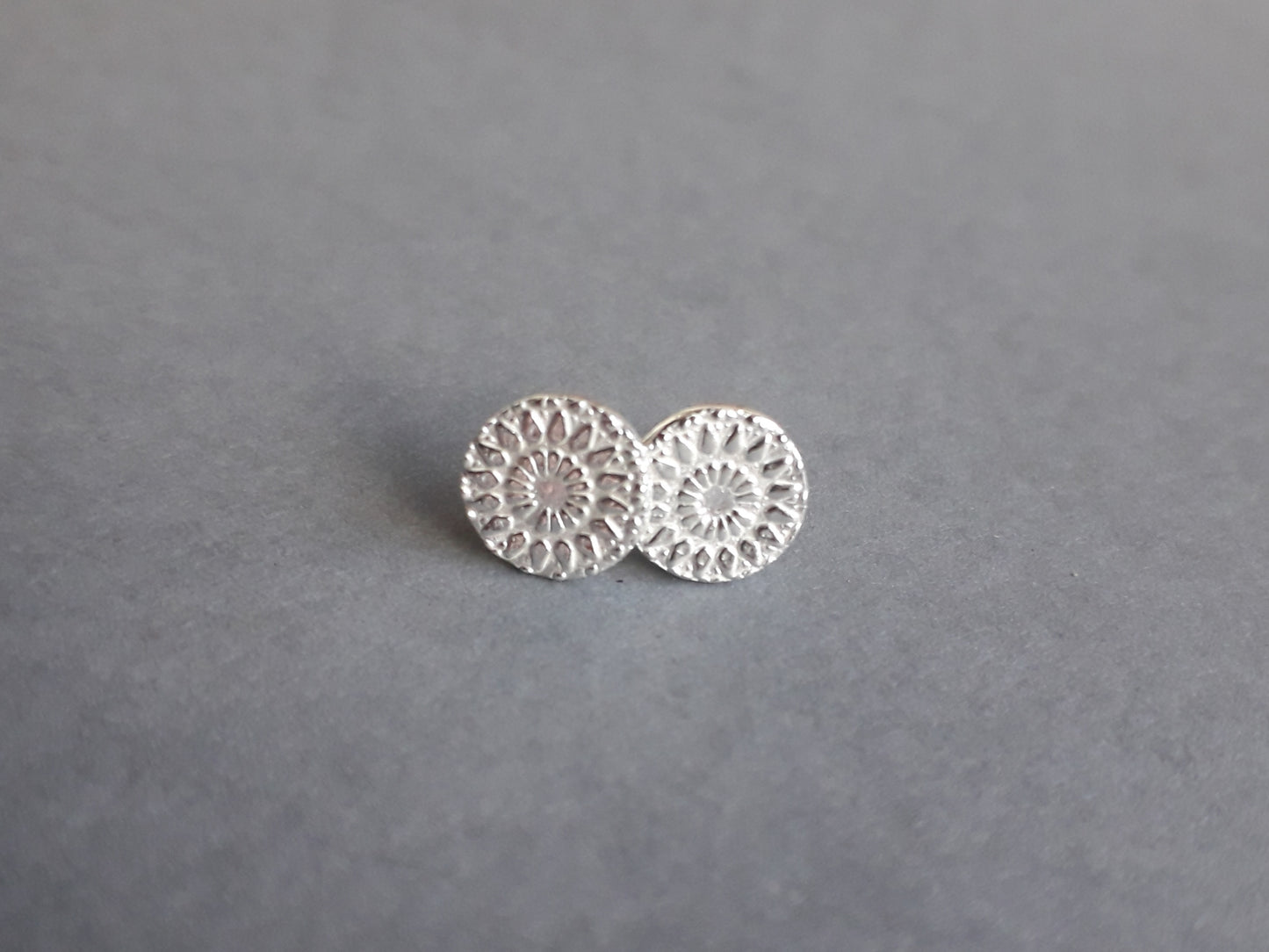 Mandala Silver Studs - Irmy Creations