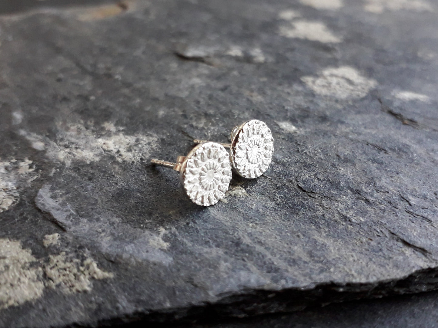 Mandala Silver Studs - Irmy Creations