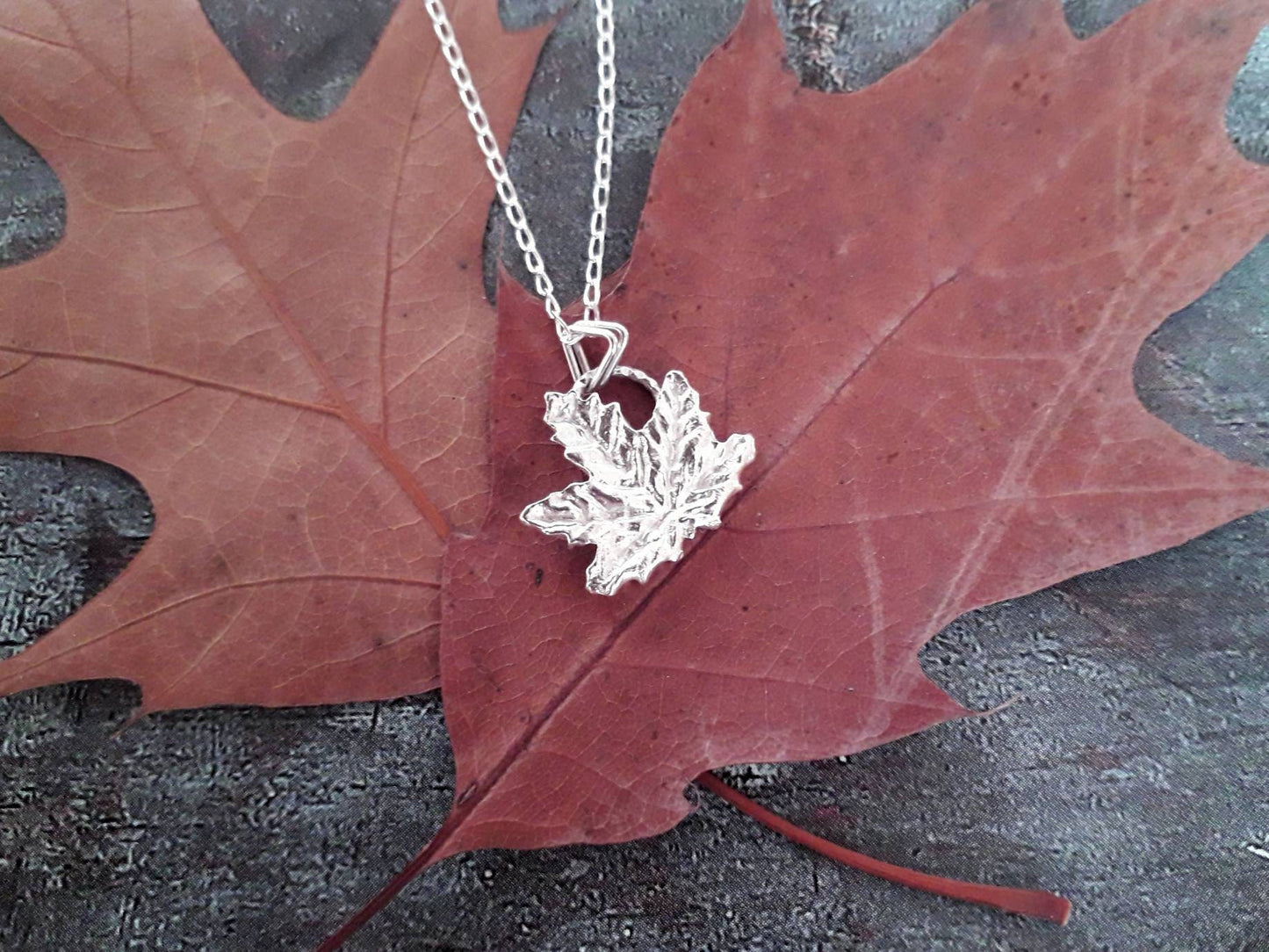 Maple Leaf Necklace - Irmy Creations